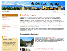 Tablet Screenshot of andalucianproperty.com